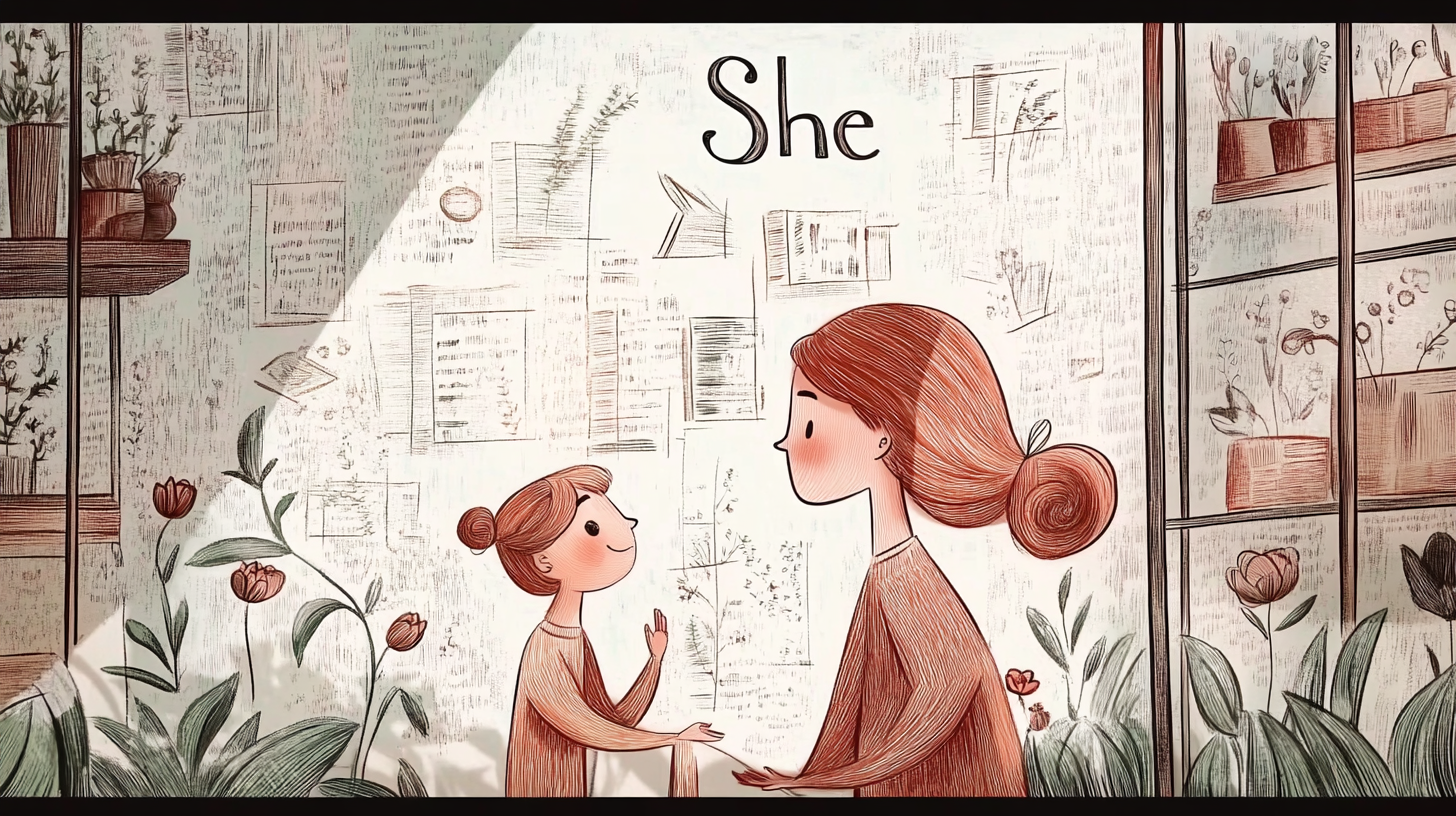she