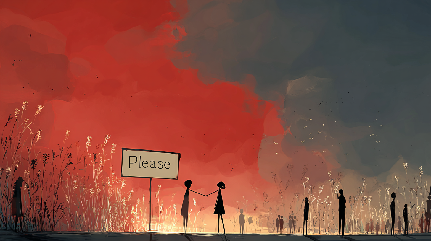 please