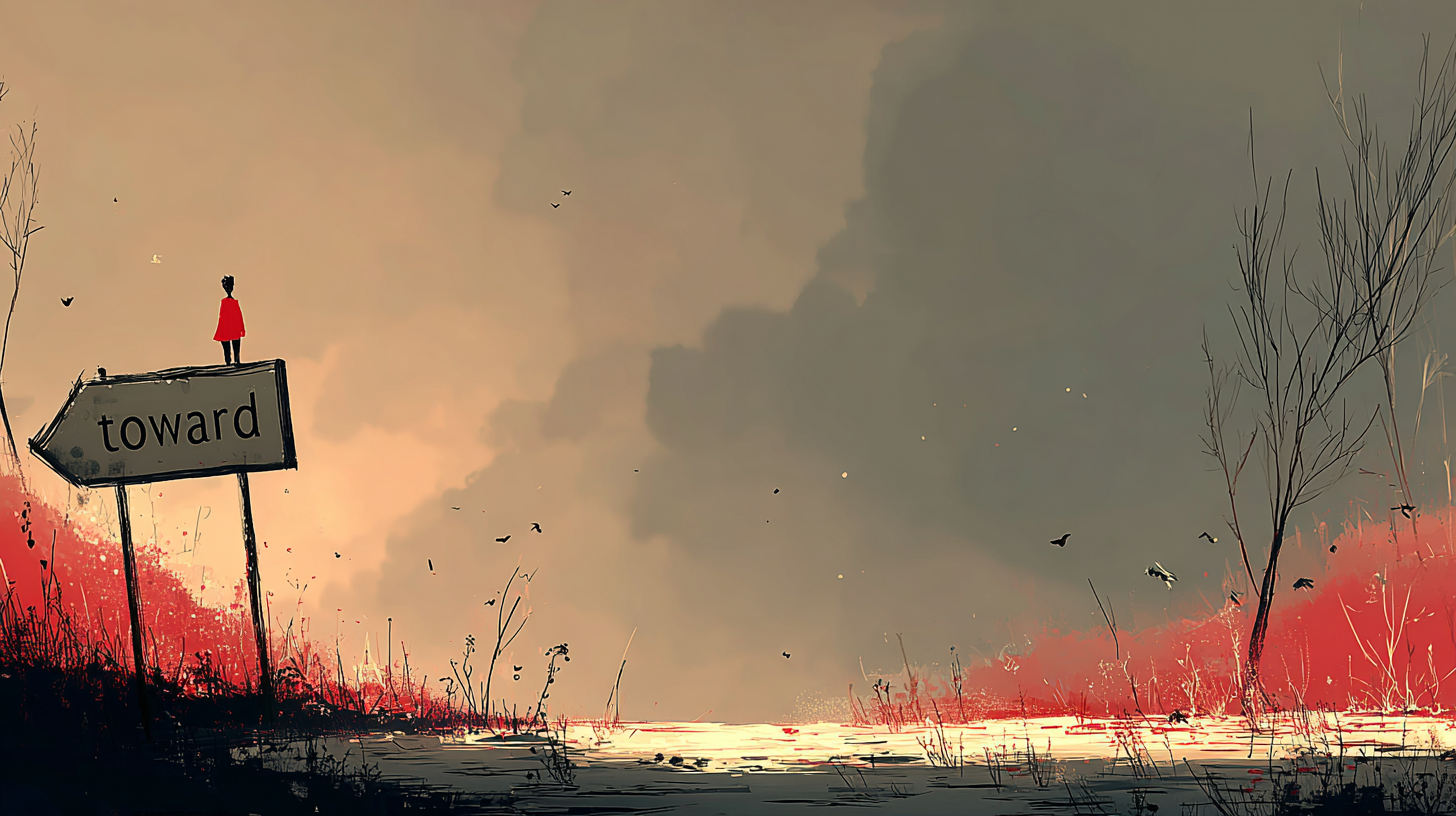 toward