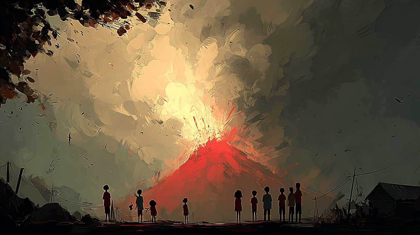 erupt