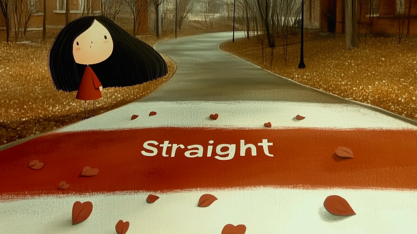 straight