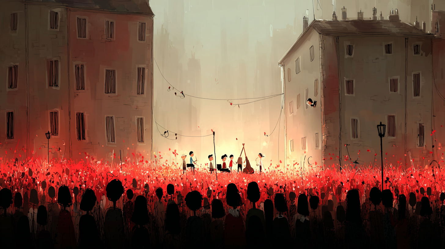 crowd